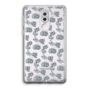 Poezen: Honor 6X Transparant Hoesje