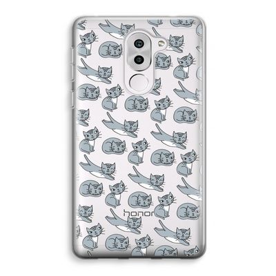 Poezen: Honor 6X Transparant Hoesje