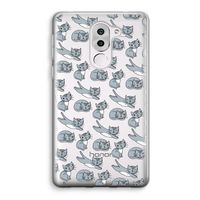 Poezen: Honor 6X Transparant Hoesje