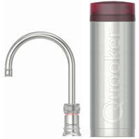 Quooker Classic Nordic Round Kokendwaterkraan Single Tap Set - Kokend Water - RVS - Inclusief PRO3 Reservoir