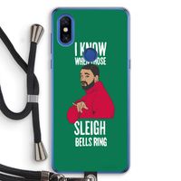 Sleigh Bells Ring: Xiaomi Mi Mix 3 Transparant Hoesje met koord