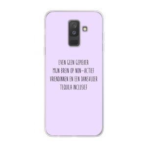 Tequila: Samsung Galaxy A6 Plus (2018) Transparant Hoesje