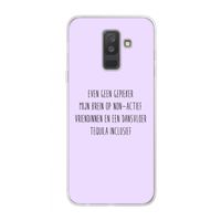 Tequila: Samsung Galaxy A6 Plus (2018) Transparant Hoesje