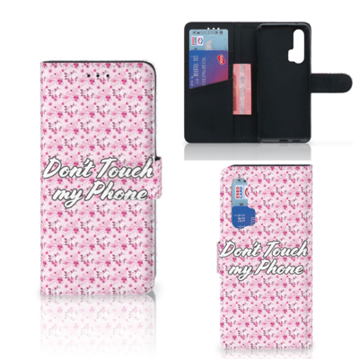 Honor 20 Pro Portemonnee Hoesje Flowers Pink DTMP | Portemonnee hoesje Honor 20 Pro Portemonnee Hoesje Flowers Pink DTMP | Portemonnee hoesje