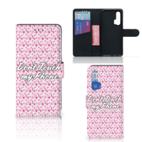 Honor 20 Pro Portemonnee Hoesje Flowers Pink DTMP | Portemonnee hoesje