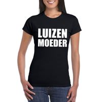 Luizenmoeder tekst t-shirt zwart dames - thumbnail