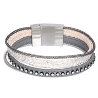 iXXXi Brace Armband Grijs / Zilver | 18 cm