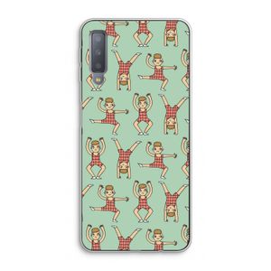 Gymboys: Samsung Galaxy A7 (2018) Transparant Hoesje