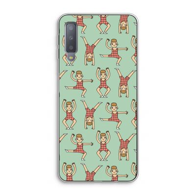 Gymboys: Samsung Galaxy A7 (2018) Transparant Hoesje