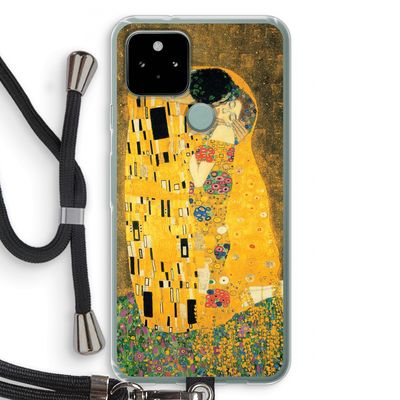 Der Kuss: Pixel 5 Transparant Hoesje met koord