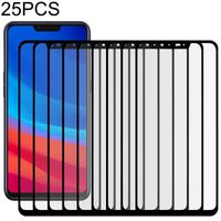 Voor OPPO A12e 25 PCS Full Glue Full Screen Tempered Glass Film