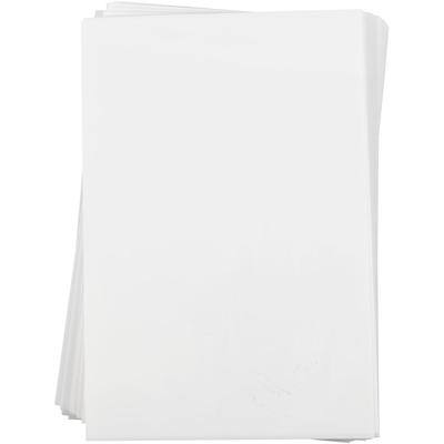 Creativ Company Vellen krimpfolie, vel 20x30 cm, dikte 0,3 mm, mat wit, 100 vel/ 1 doos