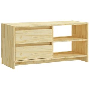 vidaXL Tv-meubel 80x31x39 cm massief grenenhout