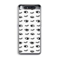 Eye pattern #2: Samsung Galaxy A80 Transparant Hoesje