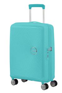 American Tourister Sounbox Spinner Expandable (4 wheels) 55cm Trolley Harde schaal Blauw 35,5 l Polypropyleen (PP)