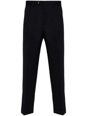 Dell'oglio pantalon droit Robert à taille mi-haute - Bleu
