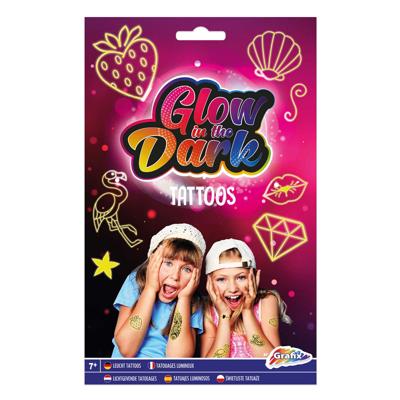 Creative Craft Group Glow in the dark tattoos - roze