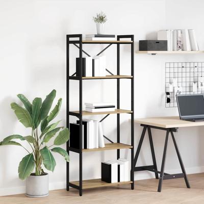 Boekenkast artisanaal eikenkleurig 60 x 30 x 153 cm