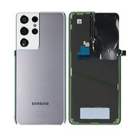 Samsung Galaxy S21 Ultra 5G Achterkant GH82-24499B - Zilver - thumbnail