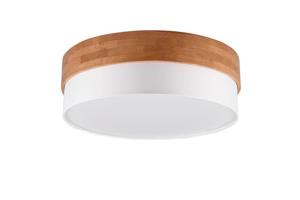 Trio Ø 50cm plafondlampSeasons hout met wit - 611500301