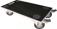 Diggers multiplex verhuisplaat | 58x30cm | 400kg capaciteit | 95mm rubber-stalen wielen | fsc 100% - dig801