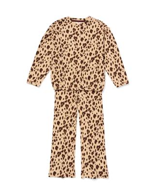 HEMA Kinder Kledingset Luipaard Zand (zand)