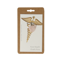Steengoed Hanger gezondheidssteen roze kwarts 1 Stuks