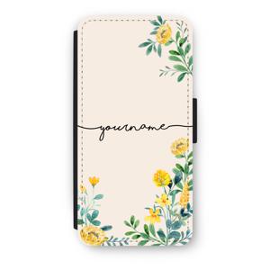 Gele bloemen: iPhone 8 Flip Hoesje