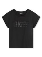 Dkny Kids logo-embellished organic cotton T-shirt - Noir - thumbnail