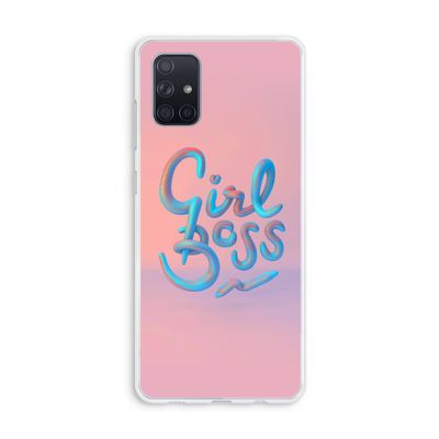 Girl boss: Galaxy A71 Transparant Hoesje