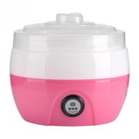 Elektrische automatische yoghurt maker machine yoghurt DIY gereedschap Kithchen plastic container 220V capaciteit: 1L (roze)