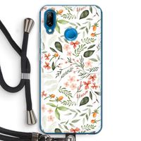 Sweet little flowers: Huawei P20 Lite Transparant Hoesje met koord
