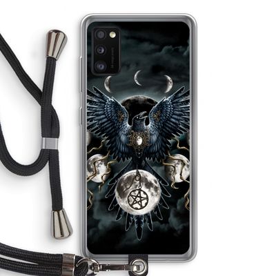 Sinister Wings: Samsung Galaxy A41 Transparant Hoesje met koord