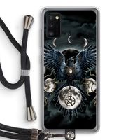 Sinister Wings: Samsung Galaxy A41 Transparant Hoesje met koord