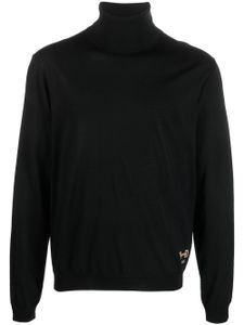 Gucci pull en laine à détail de mors - Noir