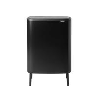 Brabantia Bo Touch Bin Hi Afvalemmer - 60 liter - kunststof binnenemmer - matt black 130229