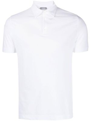 Zanone polo à manches courtes - Blanc