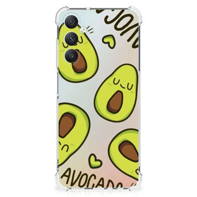 Samsung Galaxy A05s Stevig | Bumper Hoesje | Avocado Singing Samsung Galaxy A05s Stevig | Bumper Hoesje | Avocado Singing