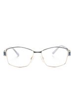 Cazal lunettes de vue 1245 à monture géométrique - Bleu