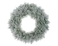 Cashmere krans d63h20cm groen/wit Everlands - Everlands