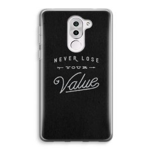 Never lose your value: Honor 6X Transparant Hoesje