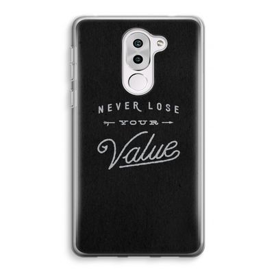 Never lose your value: Honor 6X Transparant Hoesje