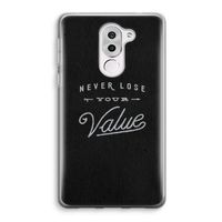 Never lose your value: Honor 6X Transparant Hoesje