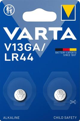 Varta V13GA knoopcel batterij A76 LR44 blister(2) - 2913527