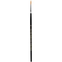Creativ Company Gold line penselen, afm 4, l: 17 cm, b: 2,5 mm, rond, 12 stuk/ 1 doos