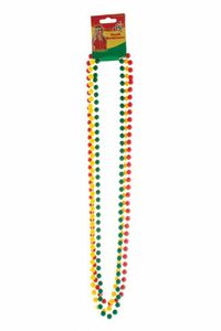 Set parelkettingen rood geel groen