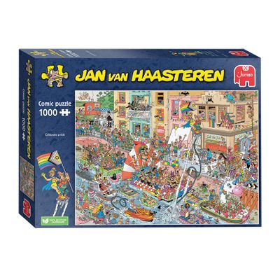 Jan Van Haasteren legpuzzel celebrate pride!, 1000st.