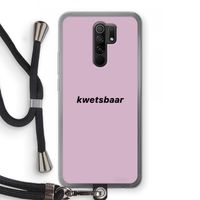 kwetsbaar: Xiaomi Redmi 9 Transparant Hoesje met koord