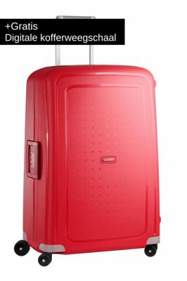 Samsonite S&apos;cure Spinner 69cm CRIMSON RED
