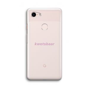 kwetsbaar: Google Pixel 3 Transparant Hoesje